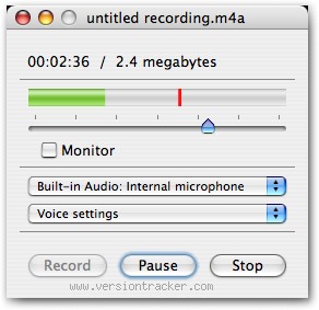 voice recorder for mac that allows pausing